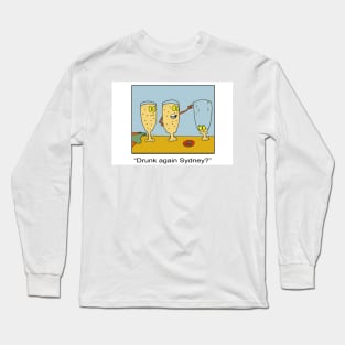 Funny Lager drink cartoon. Cartoon humour. Long Sleeve T-Shirt